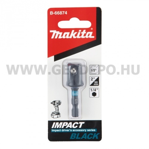 Makita impact BLACK adapter 1/4"-1/2"