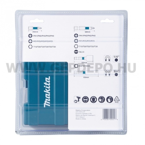 Makita impact BLACK bitkészlet 35db-os