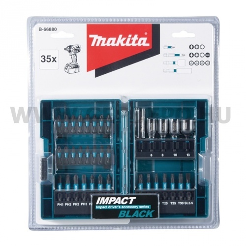 Makita impact BLACK bitkészlet 35db-os