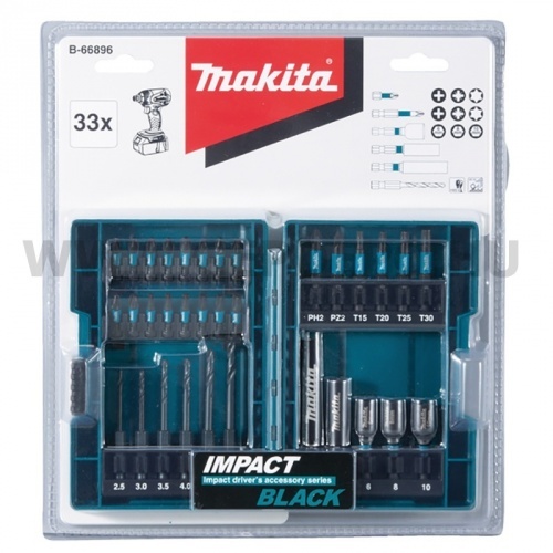 Makita impact BLACK bitkészlet 33db-os