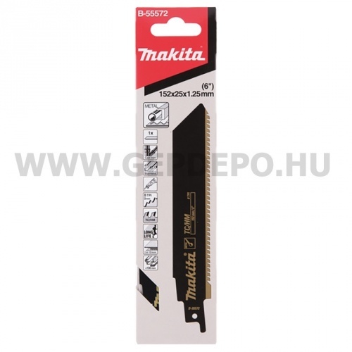 Makita TC/HM orrfűrészlap FÉM, TPI:8, 150 mm - 1 db (S955CHM)