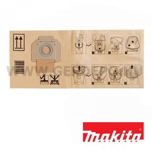 Makita papírporzsák 447L/MX porszívóhoz