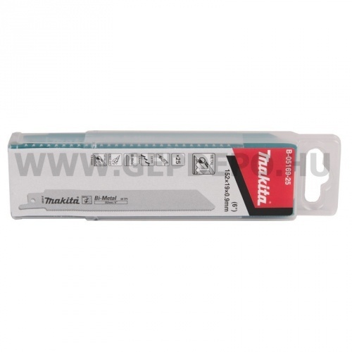 Makita bimetál orrfűrészlap FÉM, általános, TPI:18, 152 mm - 25 db (S922EF)