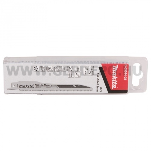 Makita bimetál orrfűrészlap UNIVERZÁLIS, gyors, TPI:6-11, 152 mm - 25 db (SA345XF)
