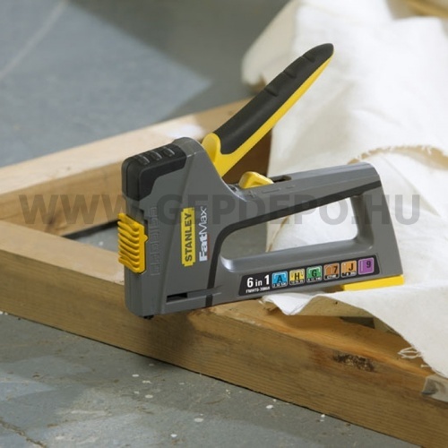 Stanley FatMax TR75 tűzőgép "A" "H" "G" "J" "7" és "9" kapcsokhoz 6-14mm