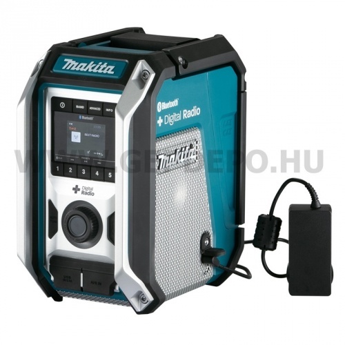 Makita DMR115 Digitális Bluetooth Akkus Rádió 10,8V-12V Max CXT 18V LXT (230V)