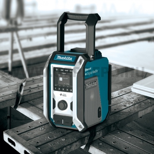 Makita DMR115 Digitális Bluetooth Akkus Rádió 10,8V-12V Max CXT 18V LXT (230V)