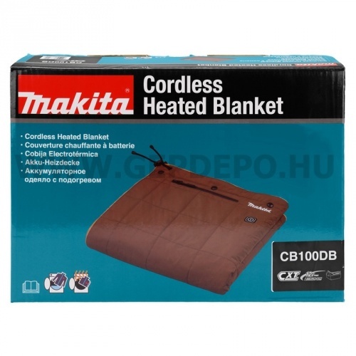 Makita CB100DB fűthető takaró 10,8V 12V max
