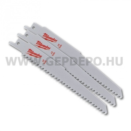 Milwaukee Sawzall orrfűrészlap TPI: 6, 150 mm - 3 db
