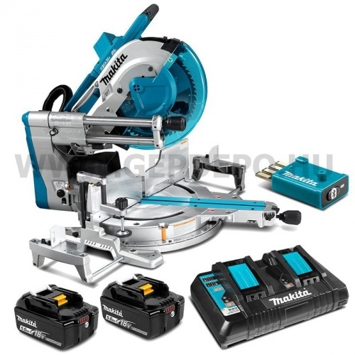 Makita DLS211PT2U akkus gérvágó AWS technológiával 36V 2x18V LXT