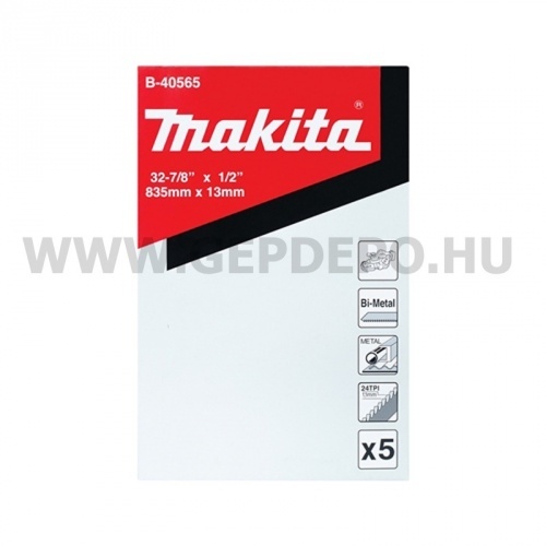 Makita fűrészszalag Z24 INOX 13x835mm 5db