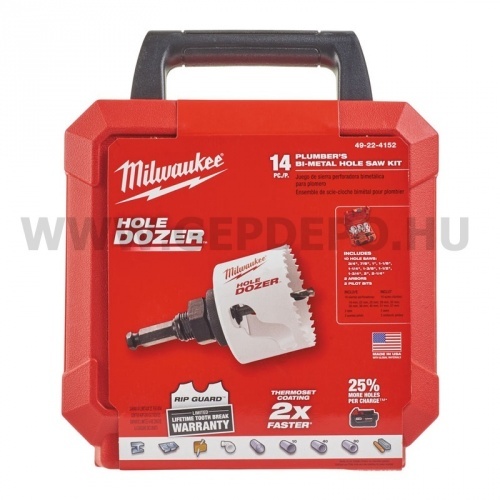 Milwaukee Hole Dozer™ Lyukfűrész készlet (14 részes)