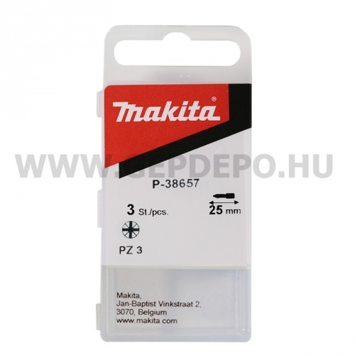 Makita gyémánt-zafír bevonatú bit PZ3 25 mm 3 db
