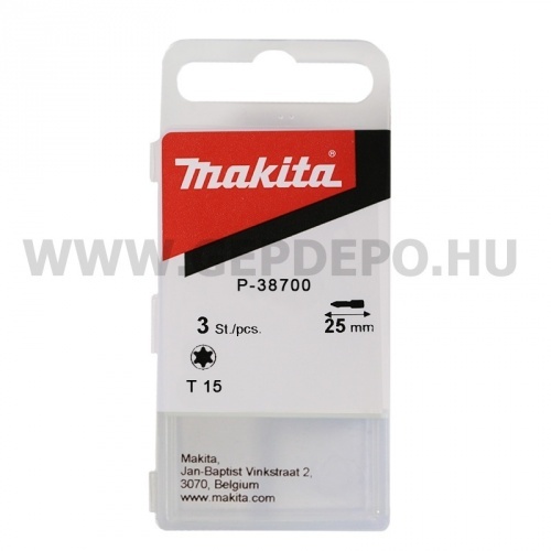 Makita gyémánt-zafír bevonatú bit T15 25 mm 3 db