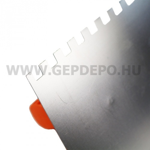 Neo acél simító, fogazott, 0,8x0,8mm rozsdamentes 270mm