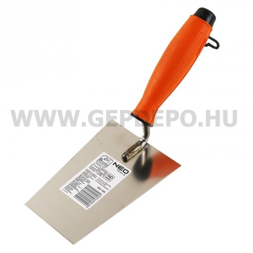 Neo kőműves kanál szögletes, berni, 140mm kétkomponensű markolat