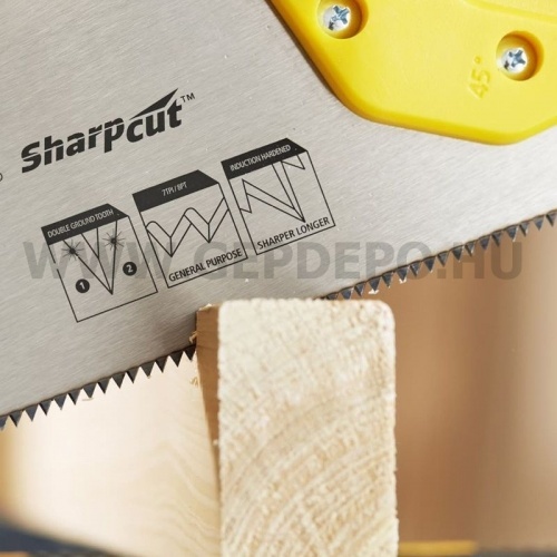 Stanley 2. generációs SharpCut fűrész 7 TPI 380 mm