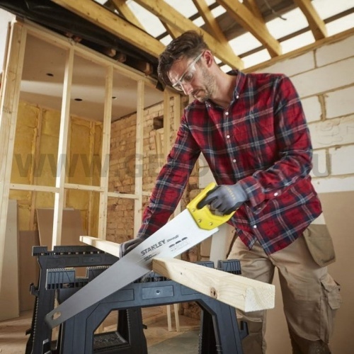 Stanley 2. generációs SharpCut fűrész 7 TPI 550 mm