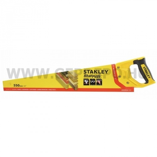 Stanley 2. generációs SharpCut fűrész 7 TPI 550 mm
