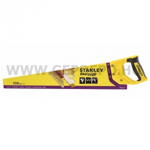 Stanley 2. generációs SharpCut fűrész 11 TPI 550 mm