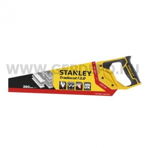 Stanley 2. generációs TradeCut fűrész 11 TPI 380 mm
