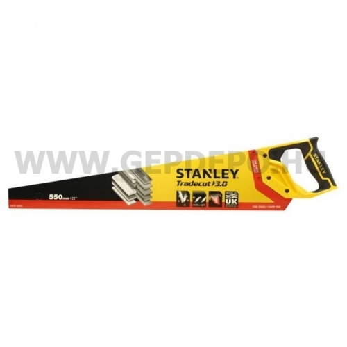 Stanley 2. generációs TradeCut fűrész 11 TPI 550 mm