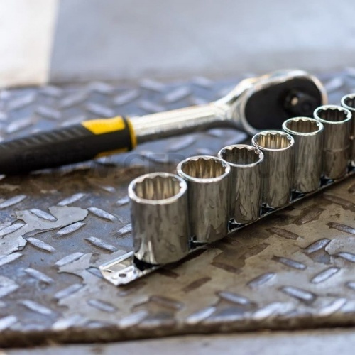 Stanley 1/4" dugókulcs készlet 5 fokonkénti fogazással