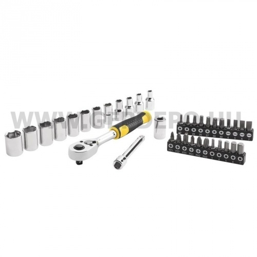 Stanley 1/4" kompakt dugókulcs készlet 37 részes