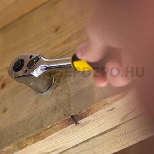 Stanley 1/4" dugókulcs készlet 3 fokonkénti fogazással
