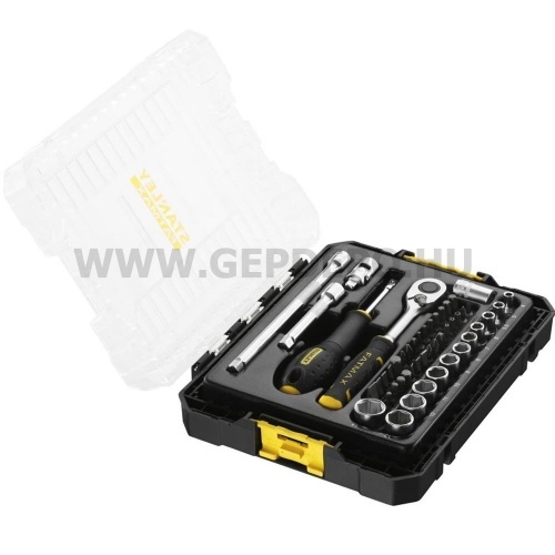 Stanley FatMax 1/4" dugókulcs készlet 48 részes, sorolható dobozban