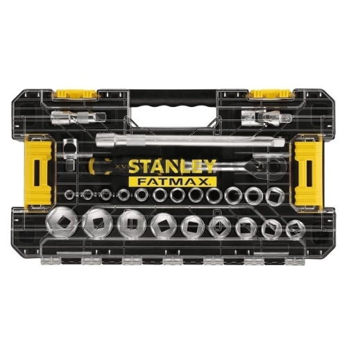 Stanley FatMax 1/2" dugókulcs készlet 26 részes, sorolható dobozban