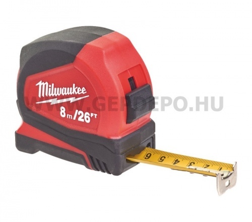 Milwaukee Pro Compact mérőszalag 8 m/25 mm