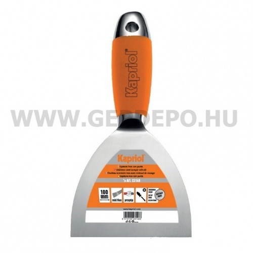 Kapriol festékkaparó inox kovácsolt spakli - 120 mm