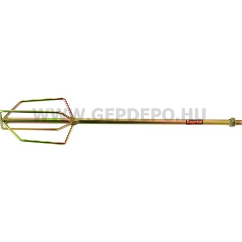 Kapriol keverőszár magas viszkozitású anyagokhoz 120x600mm 4 lapátszálas M14
