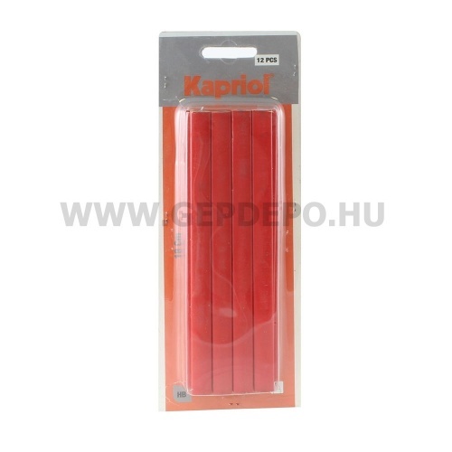 Kapriol ácsceruza 240mm - 6db - HB - piros