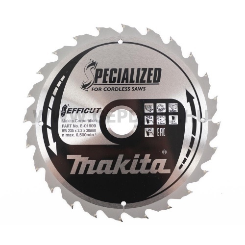 Makita EFFICUT körfűrészlap fa vágáshoz 235mm f:30 Z24