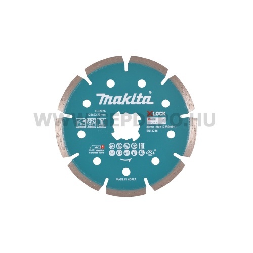 Makita X-LOCK szegmenses gyémánttárcsa 125mm