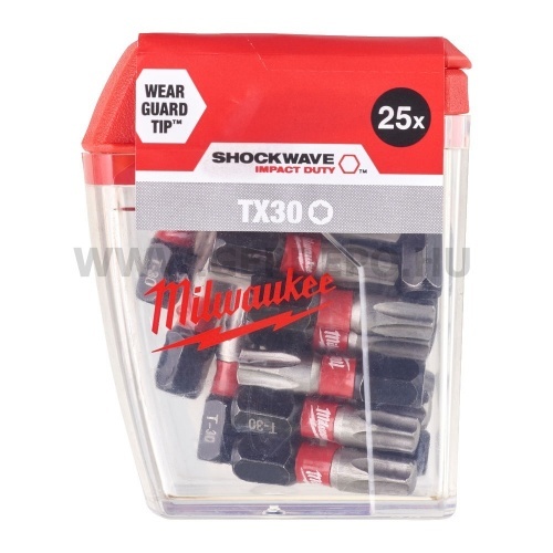 Milwaukee Shockwave Impact Duty torx bit T30x25 mm - 25 db