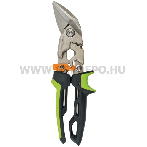 Fiskars PowerGear™ Aviation lemezvágó olló offset, jobb