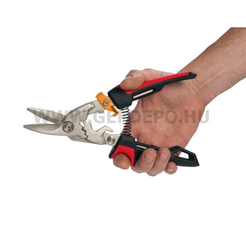 Fiskars PowerGear™ Aviation lemezvágó olló, bal