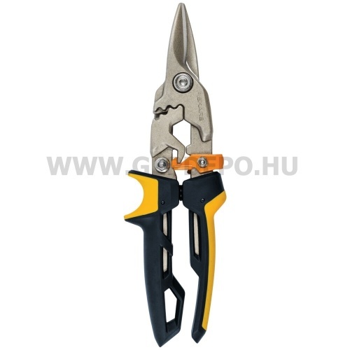 Fiskars PowerGear™ Aviation lemezvágó olló, egyenes