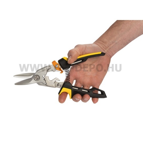 Fiskars PowerGear™ Aviation lemezvágó olló, egyenes
