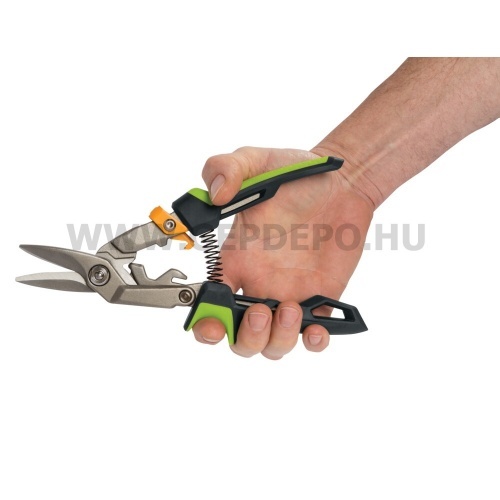 Fiskars PowerGear™ Aviation lemezvágó olló, jobb