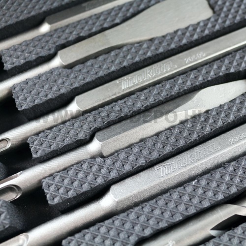 Makita 17db-os SDS-Plus fúró-vésőkészlet ALU dobozban