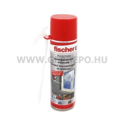 Fischer Egykomponensű Gyorsszerelő Purhab KÉZI PU 1/500 ml