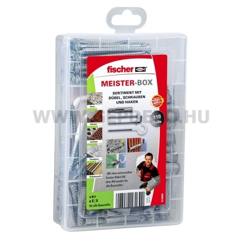 Fischer Meister-Box UX dübel készlet csavarral 118 részes