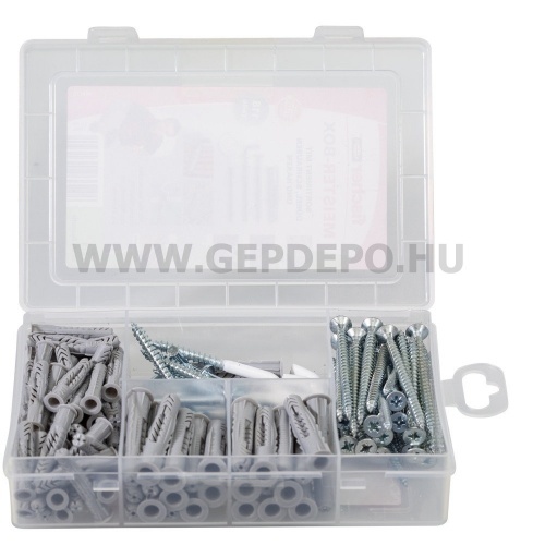 Fischer Meister-Box UX dübel készlet csavarral 118 részes