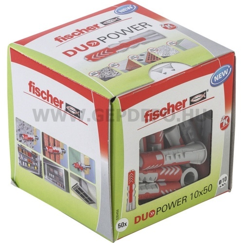 Fischer DUOPOWER műanyag dübel 10x50 DIY