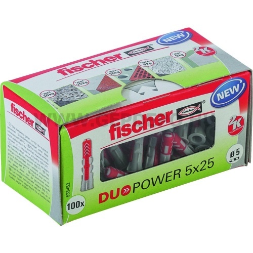 Fischer DUOPOWER műanyag dübel 5x25 DIY