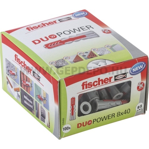Fischer DUOPOWER műanyag dübel 8x40 DIY